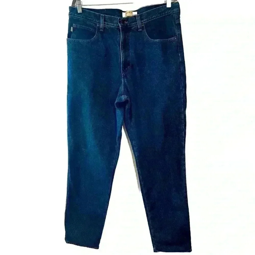 Men's L. L. Bean Double L  Classic Fit, Flannel-Lined Jeans Size 36x34
